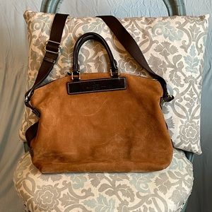 Cross body Dooney & Bourke suede bag